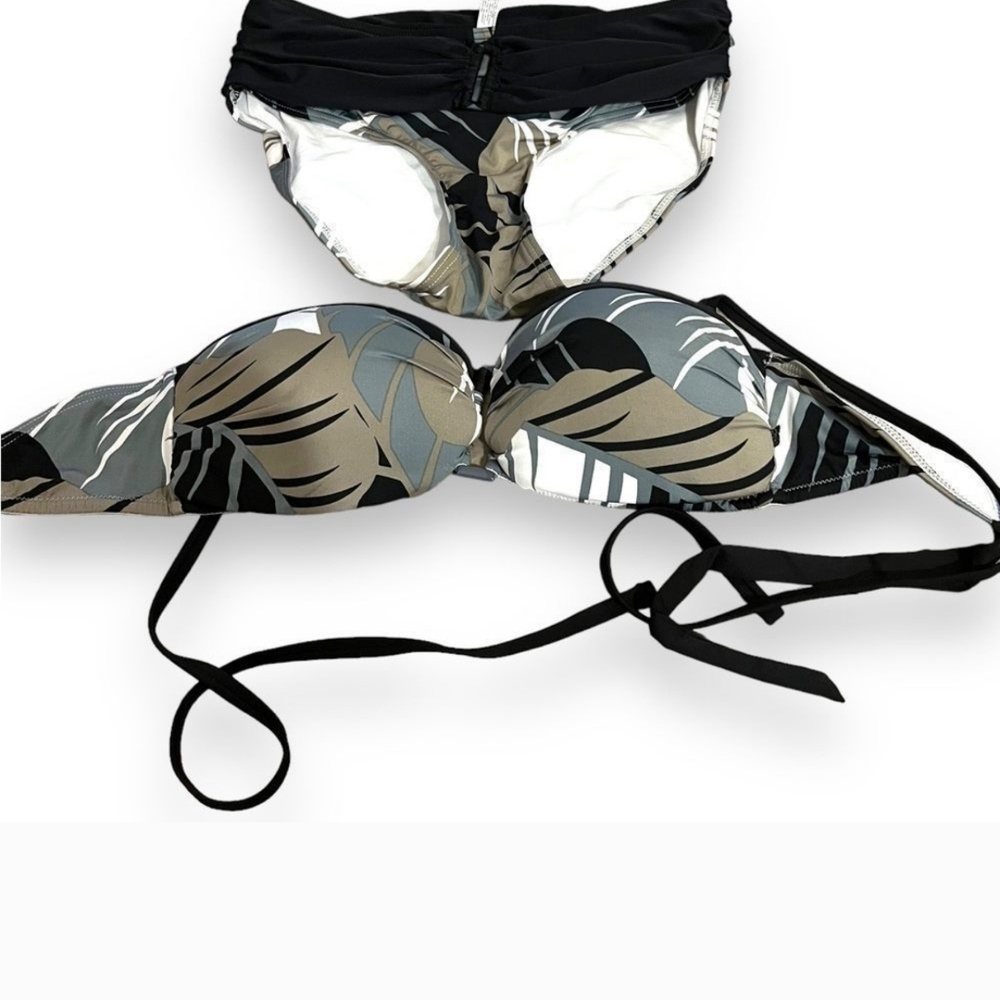 La Vie En Rose Black and White Bikini